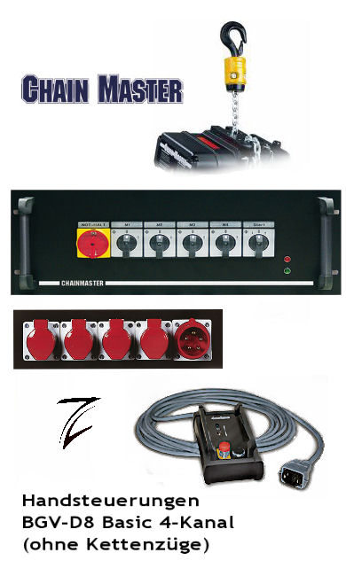 Motor-Kettenzug Controller "Chainmaster - Basic" 4-Kanal